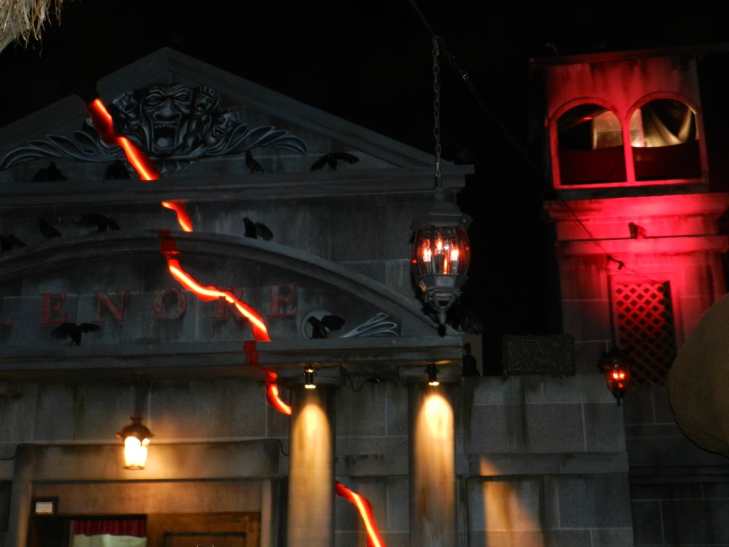 Howl-O-Scream 2012 Nevermore Edgar Alan Poe House Busch Gardens Tampa