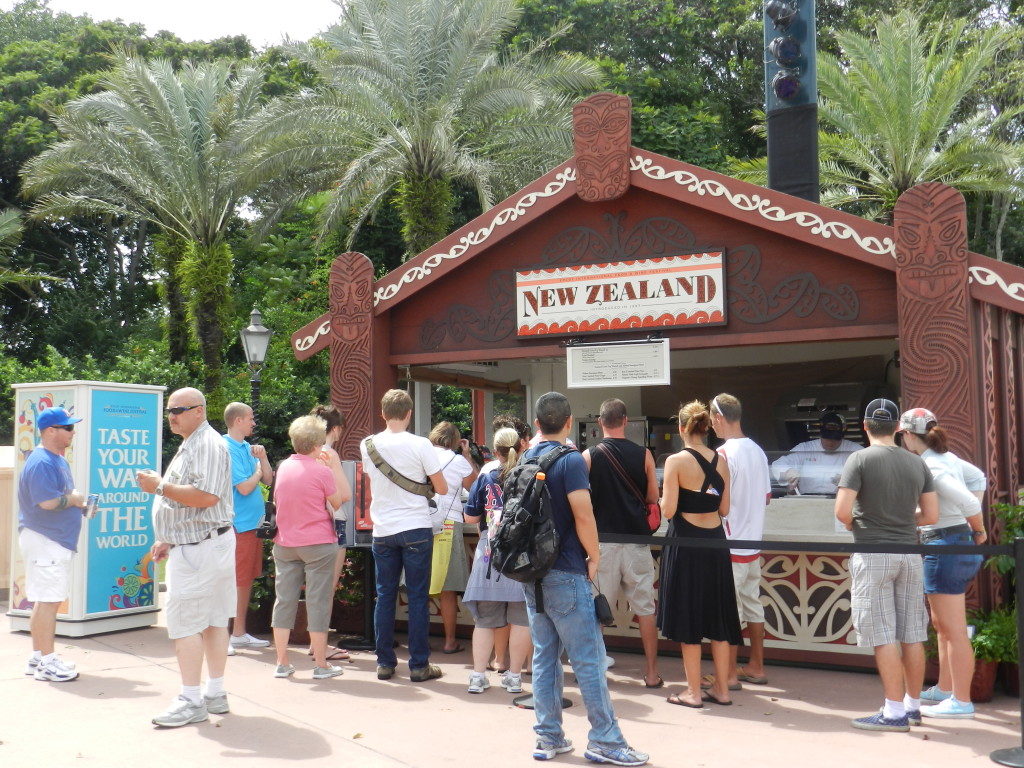 2013 Epcot Food and Wine Festival Menu New Zealand Booth. Keep reading to learn about the best food at Epcot Food and Wine Festival! Photo Copyright ThemeParkHipster.