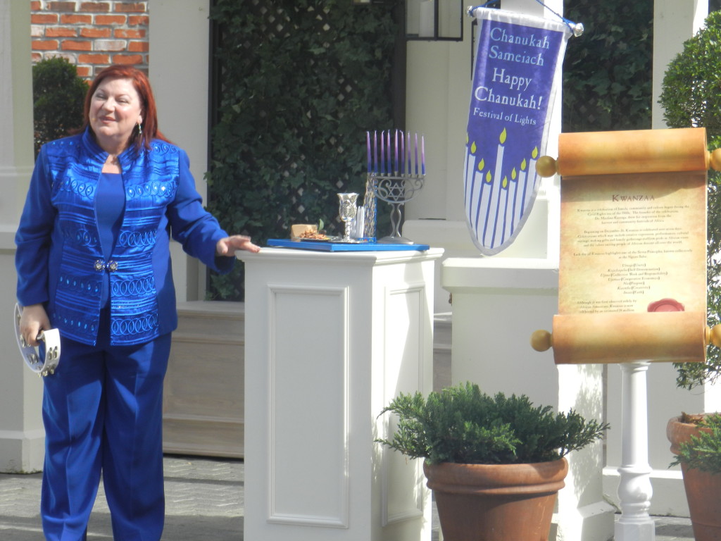 Hanukkah at Epcot Festival of the Holidays. Keep reading to learn about Epcot International Festival of the Holidays! Photo copyright ThemeParkHipster.