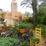 Garden Love outside Morocco at Disney's Epcot. #DisneyTips #Epcot