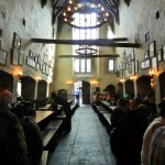 Wizarding World of Harry Potter Diagon Alley: Leaky Cauldron with cafeteria style seating at lunch. Photo copyright ThemeParkHipster.