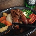 Diagon Alley: Bangers and Mash at Leaky Cauldron and Gilly Water