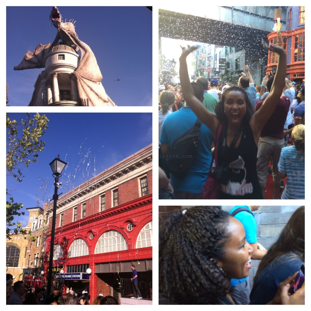 NikkyJ, ThemeParkHipster, at the Wizarding World of Harry Diagon Alley Grand Opening Celebration in Universal Studios Florida.