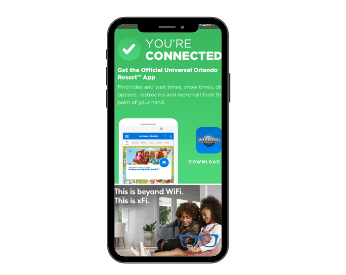 2024 WiFi at Universal Orlando Resort Step 3 You're Connected. Keep reading to know if there is free WiFi at Universal Studios Orlando.