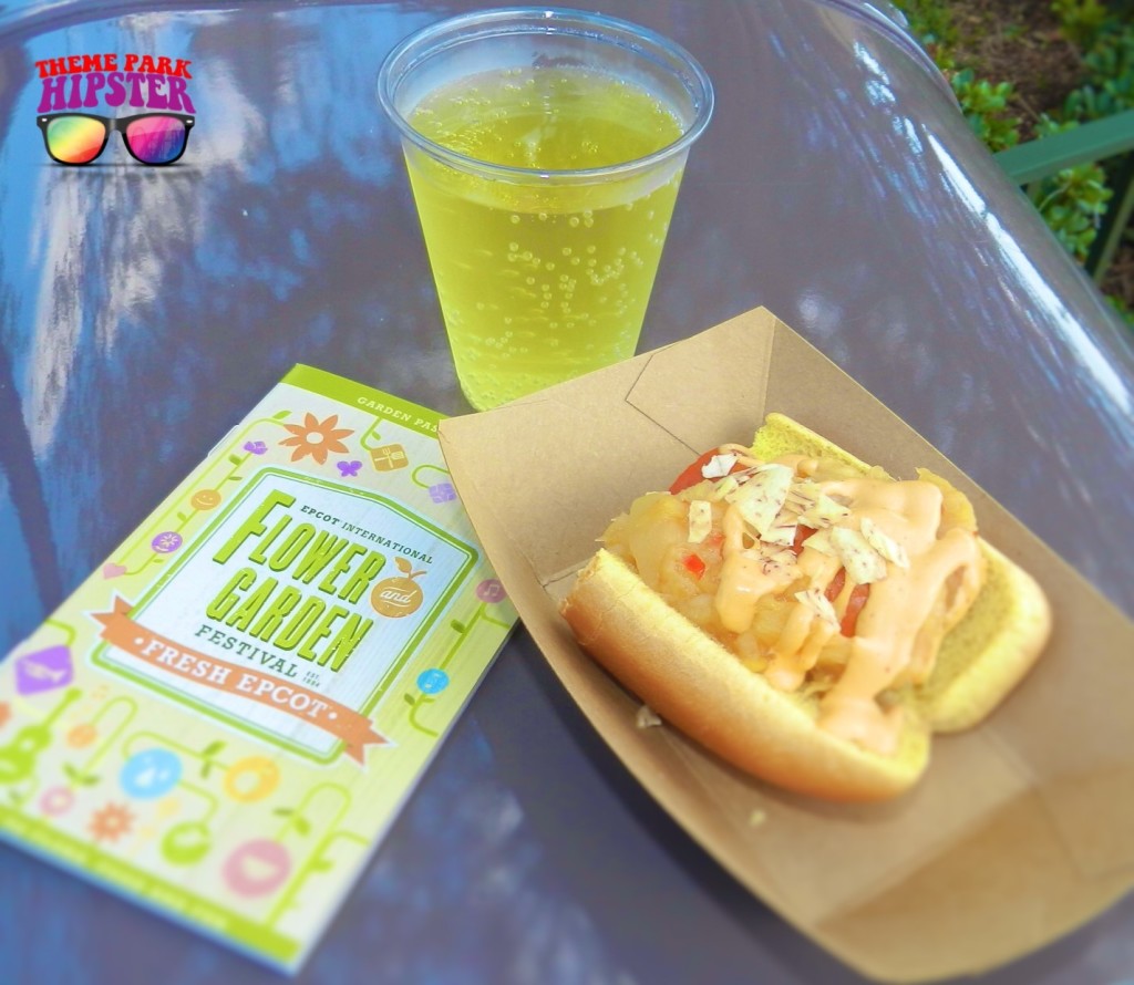 Ace Pineapple Hard Cider & Pineapple dog – Spicy hot dog, pineapple chutney and Sriracha mayo