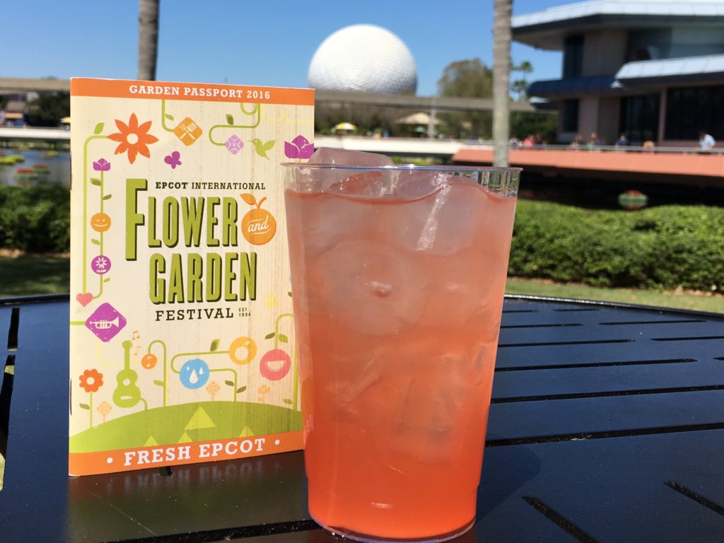 Elderflower Sangria at Epcot. Photo copyright themeparkhister.