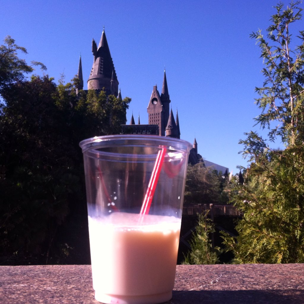 Cinnamon Toast Crunch Cocktail from the Hogshead in the Wizarding World of Harry Potter Hogsmeade at Universal Islands of Adventure.