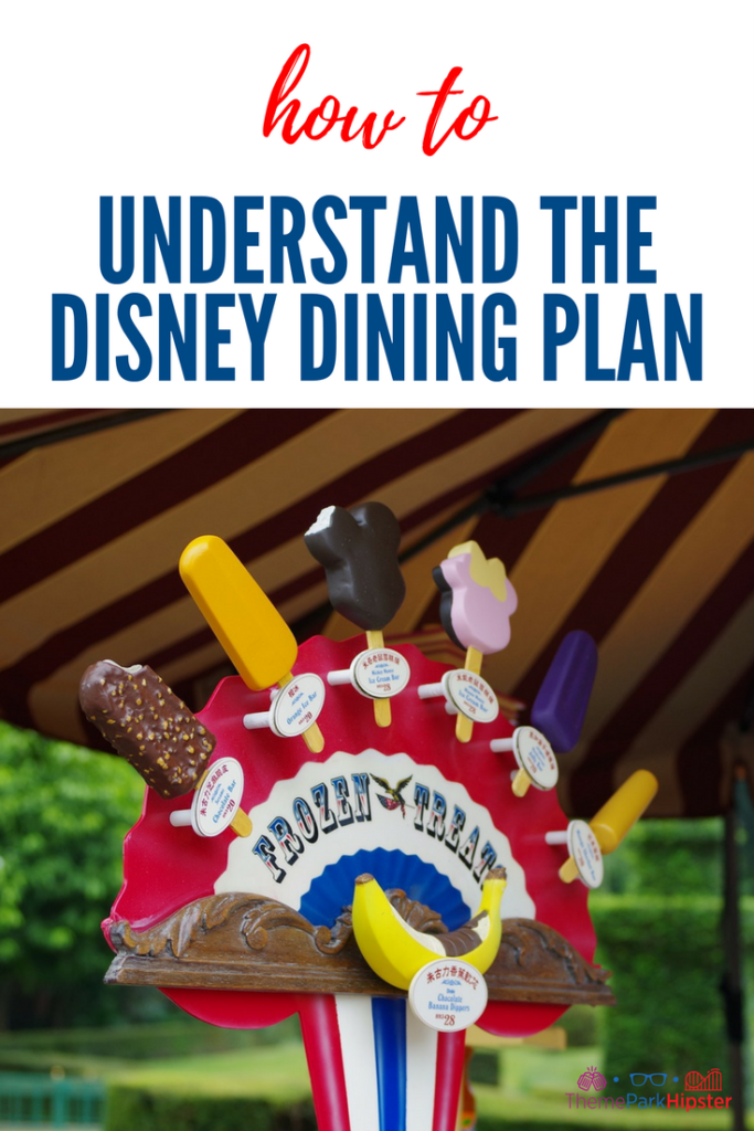 How to understand the disney dining plan. Colorful frozen disney treats. Keep reading to find out more about the Disney Dining Plan at Walt Disney World Resort.