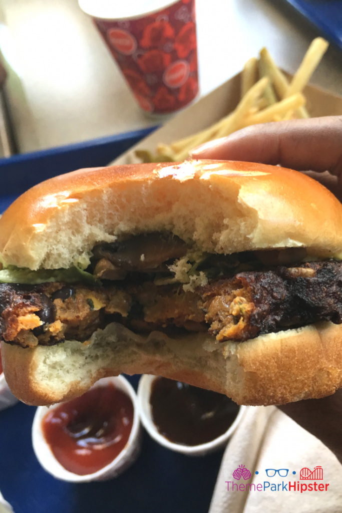 Delicious Black Bean Burger Best Animal Kingdom Snacks