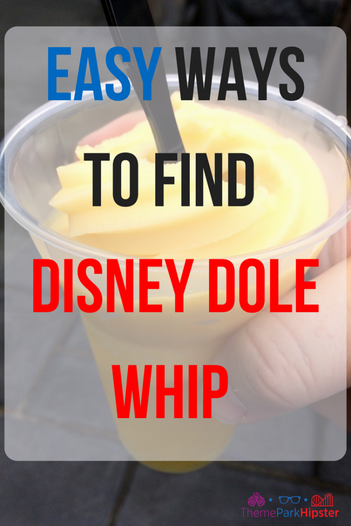 Theme Park Travel Guide to the Disney Dole Whip Epcot. Pineapple Soft Serve and Where to find Dole Whip in Disney World.