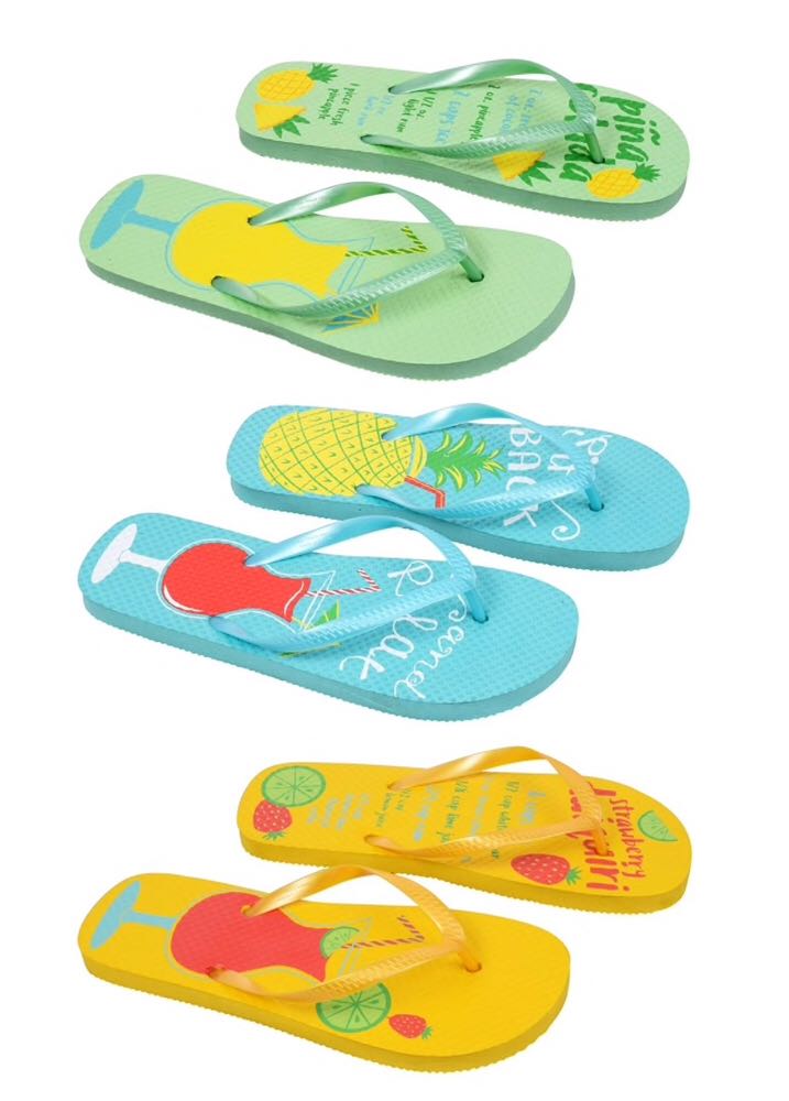 Disney Dollar Tree Cocktail Flip Flops water theme park