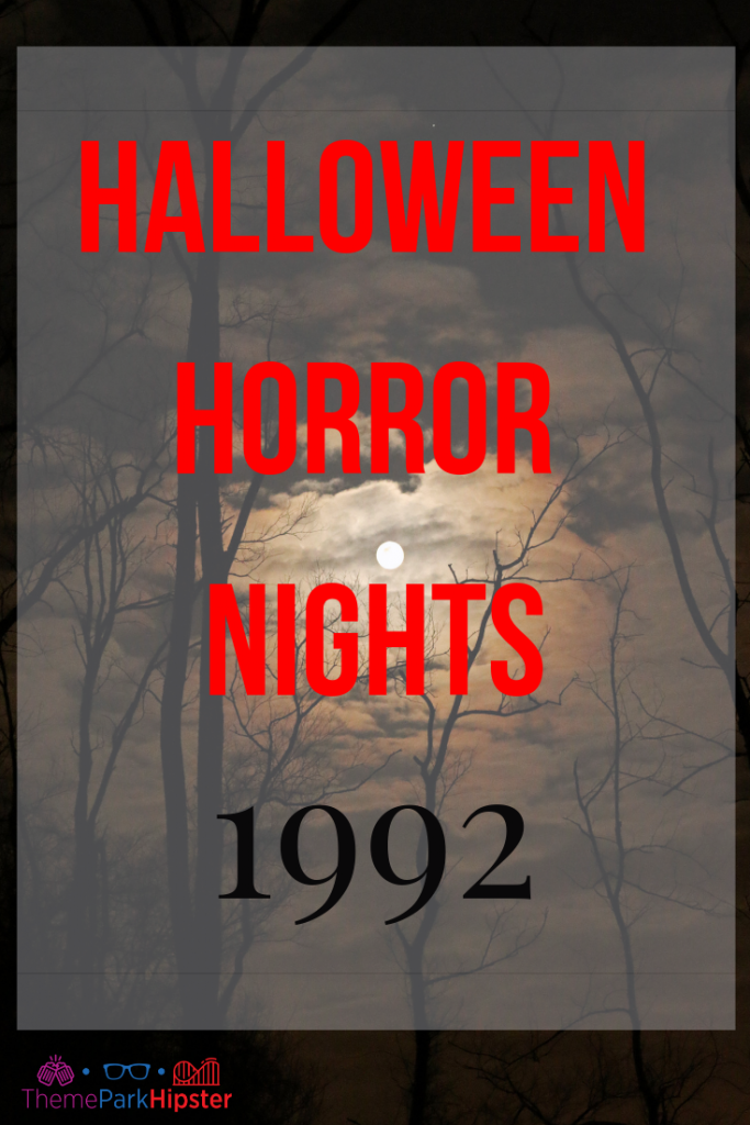 halloween horror nights 1992