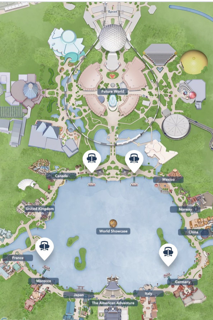 Epcot Map #disney #disneytips #epcot