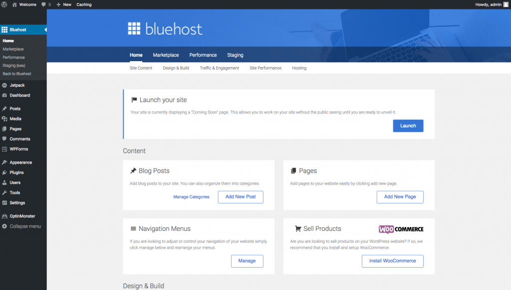  Bluehost Tools