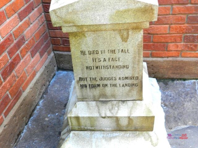 Haunted Mansion Tombstones in the shade at Magic Kingdom. Keep reading for Disney World Haunted Mansion secrets and facts.