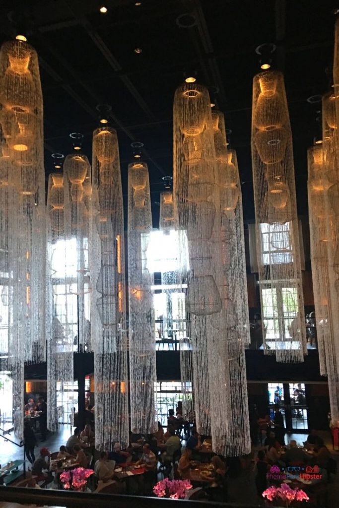 Morimoto Asia Main dining hall in Disney Springs 