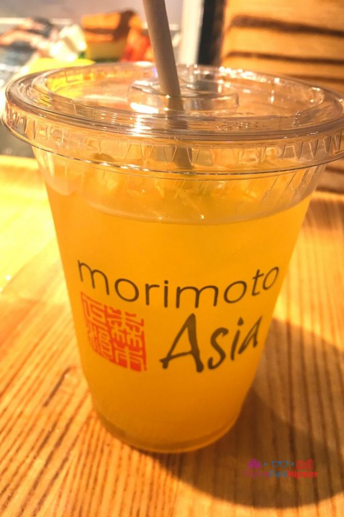 Morimoto Sangria Sake in to go cup in Disney Springs 