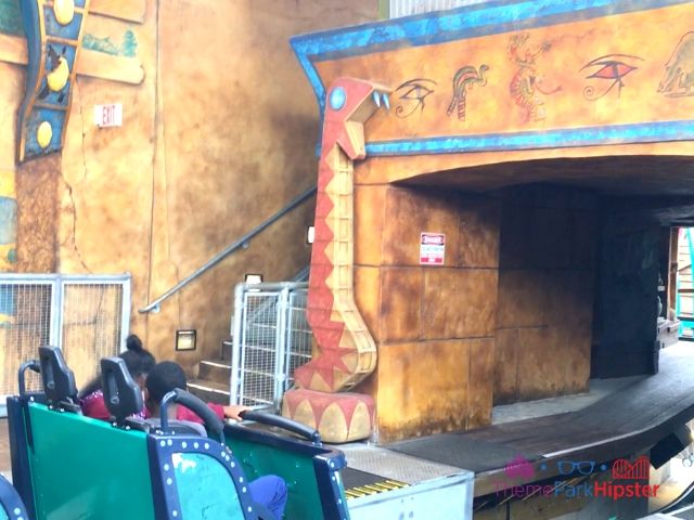 Cobra's Curse in Busch Gardens Tampa Loading Zone 