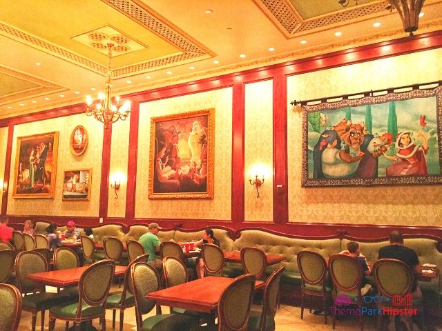 Be Our Guest Restaurant with rose room