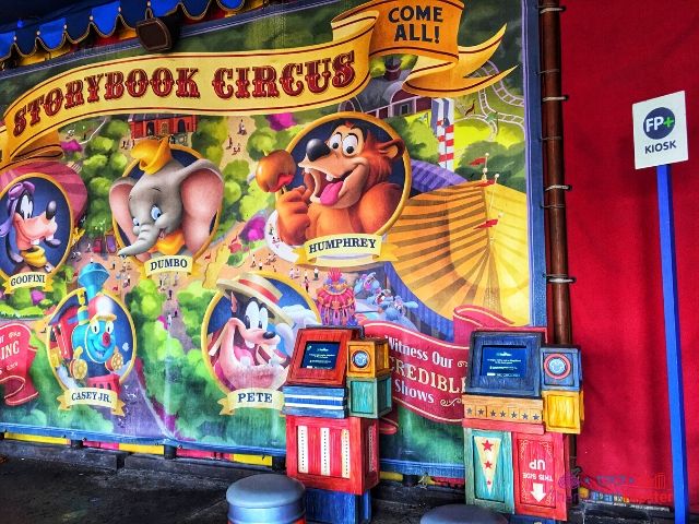 Magic Kingdom New Fantasyland Storybook Circus FastPass Area