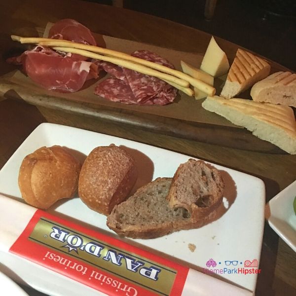 Tutto Gusto Wine Cellar in Italy Pavilion at Epcot Charcuterie Board