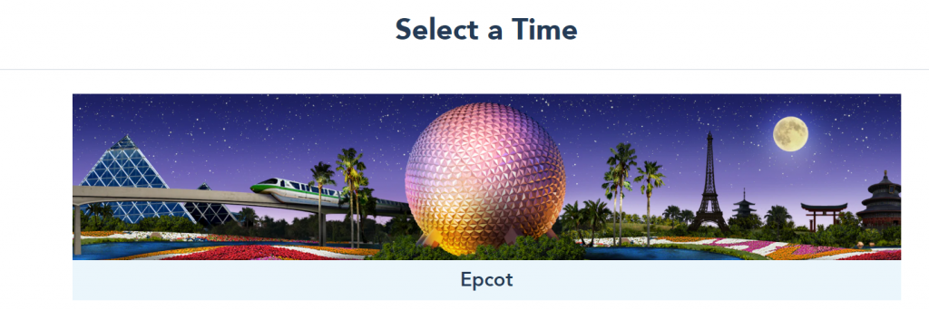 Disney Park Reservations Step Five