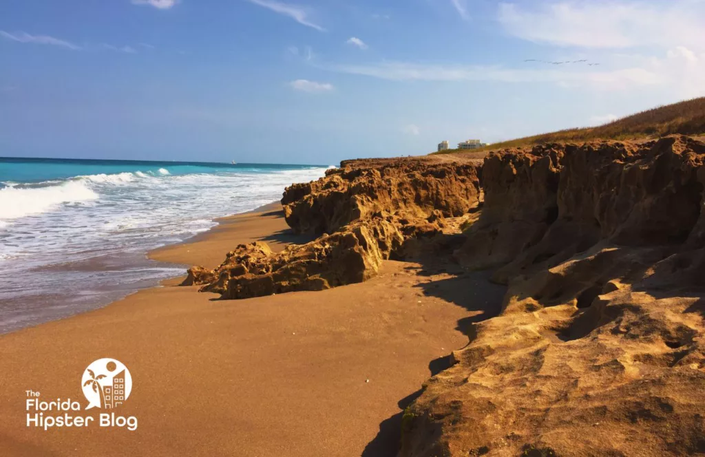 Jupiter Beach Florida Splashing Rocks.