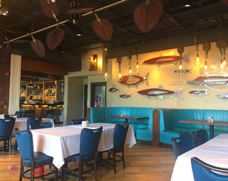 Disney Springs Restaurant Inside Dining Room at The BoatHouse Orlando Restaurant