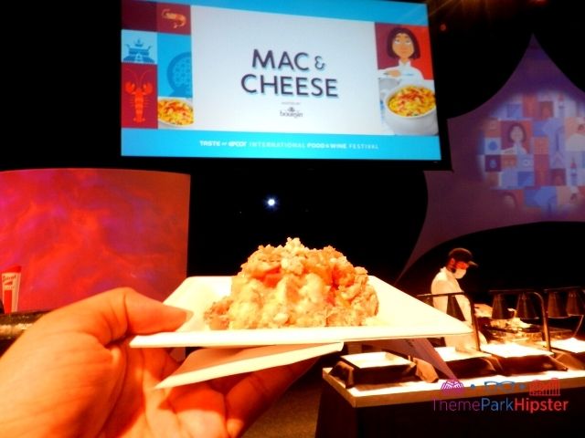 Taste of Epcot Food and Wine World Showplace Buffalo Mac and Cheese 