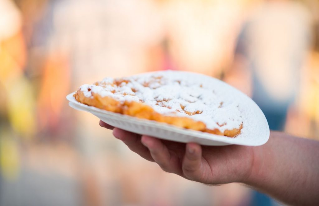 Funnel Cake at Disney Boardwalk Hotel