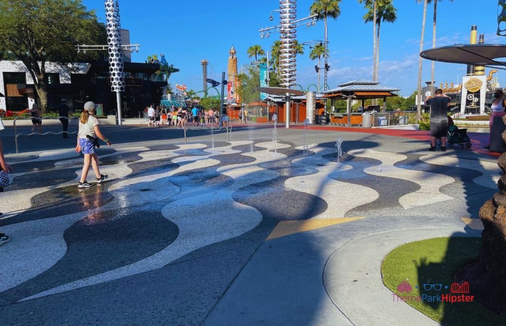 Universal CityWalk Splash pad