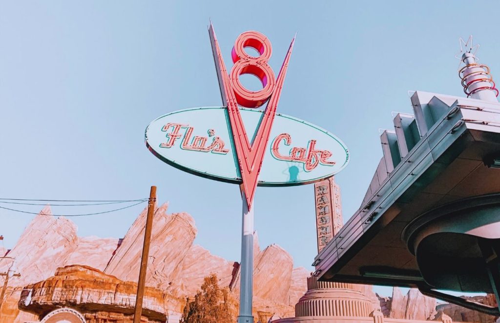 Flo's V8 Cafe Disney California Adventure Daytime Radiator Springs