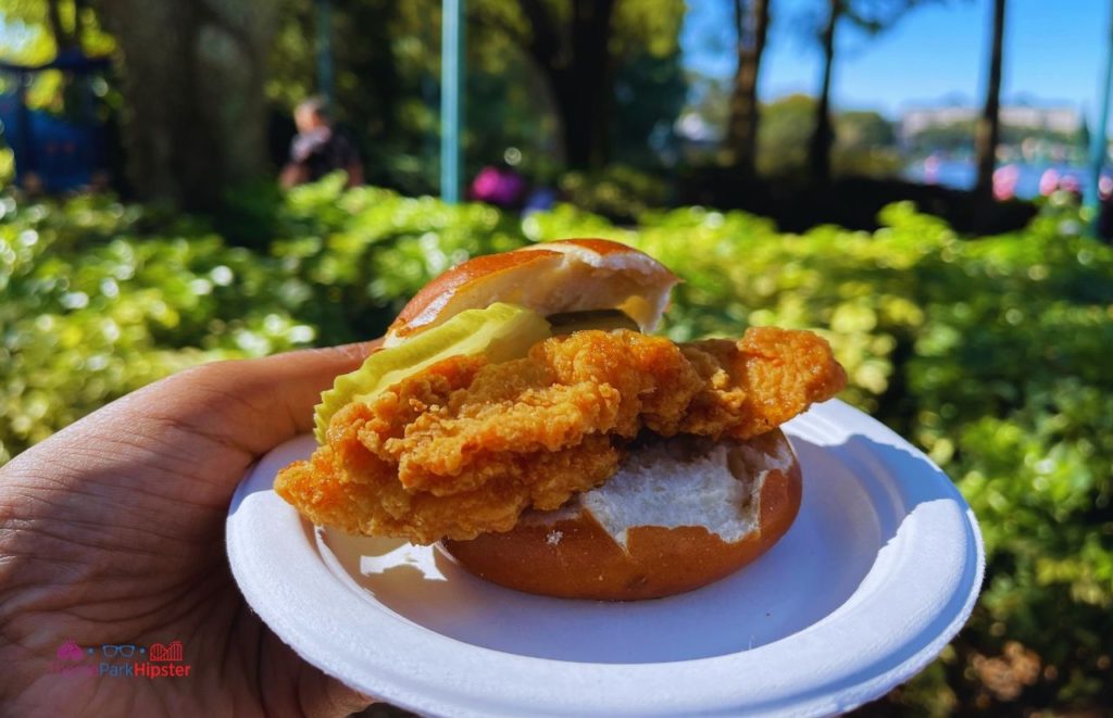 SeaWorld Christmas Celebration Hot Fried Chicken Sandwich