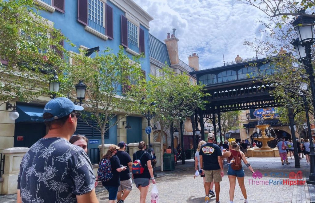 Remy’s Ratatouille Adventure in France Pavilion Epcot. Keep reading to get the full Remy's Ratatouille Adventure Guide: Photos, Secrets, Food and more!