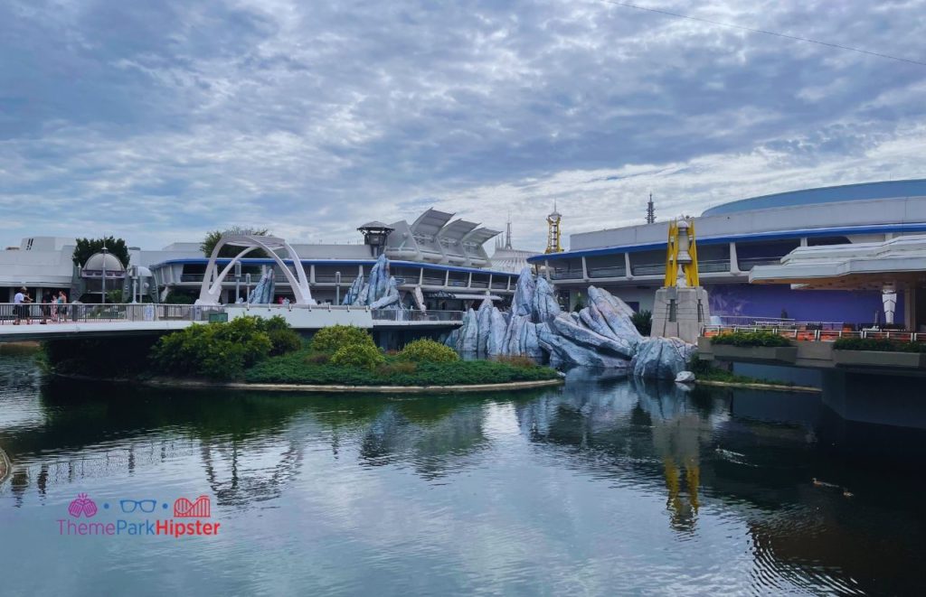 Tomorrowland Lagoon overlook at the Magic Kingdom