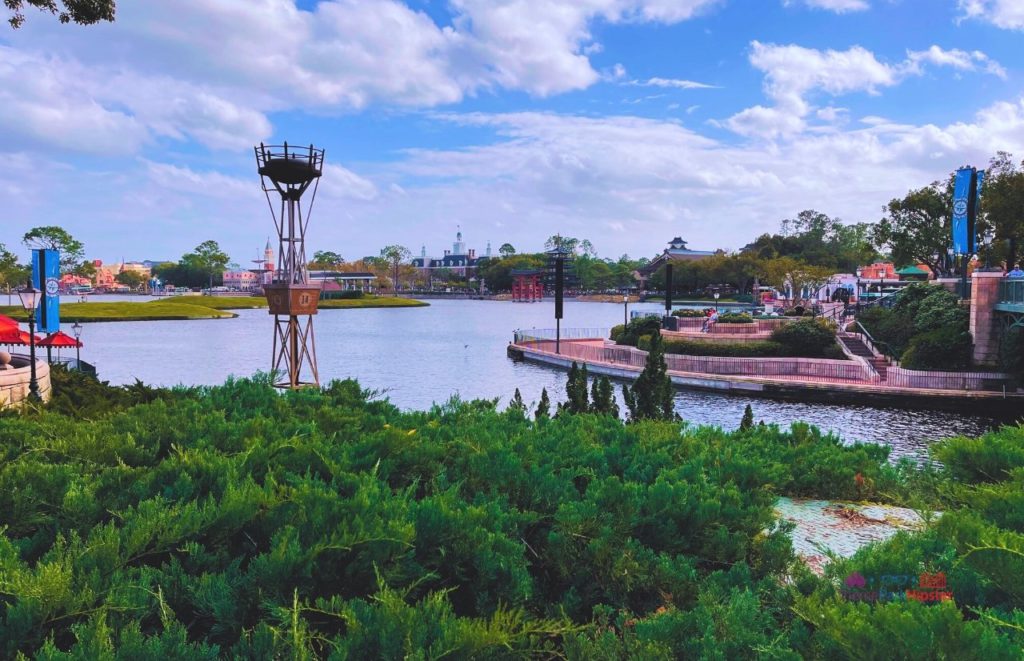 Epcot World Showcase Lagoon View. Keeping reading to learn about doing Epcot for adults and Disney for grown-ups.