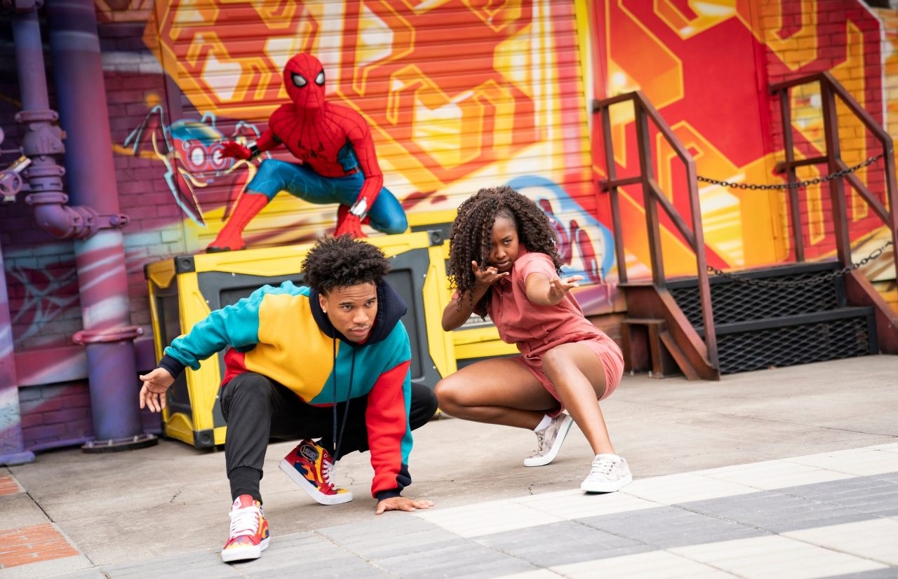 Spider Man Stunt Show on this guide to the best rides at Disney California Adventure Avengers Campus