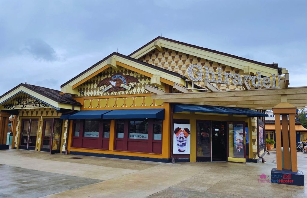 Disney Springs Ghirardelli Outside shot