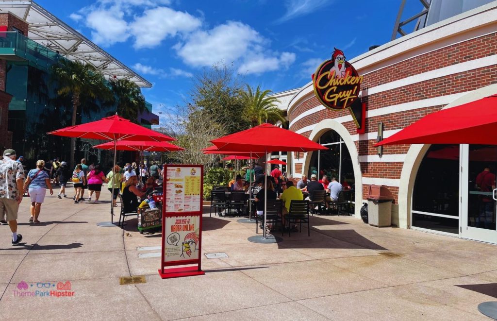 Chicken Guy Entrance in Disney Springs. One of the best quick service restaurants in Disney Springs.