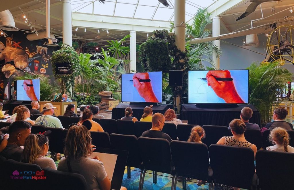 Rafiki's Planet Watch Conservation Station at Disney Animal Kingdom Animation Experience with artist