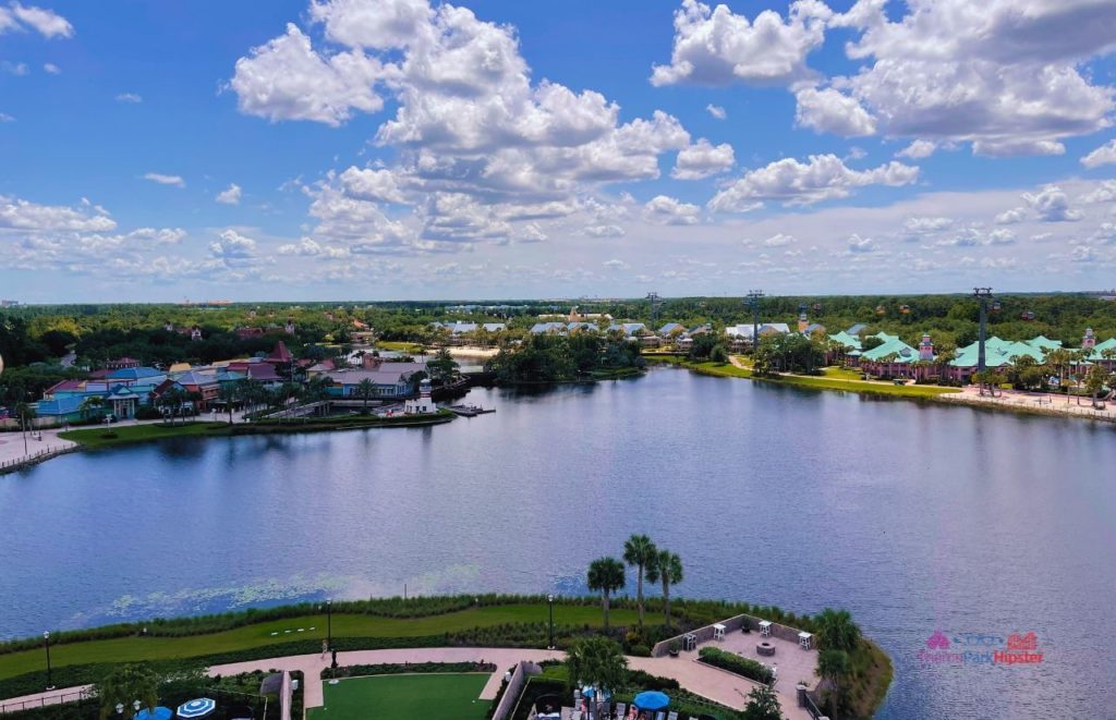 Topolino’s Terrace at Disney’s Riviera Resort view from rooftop with Caribbean Beach Club (2)