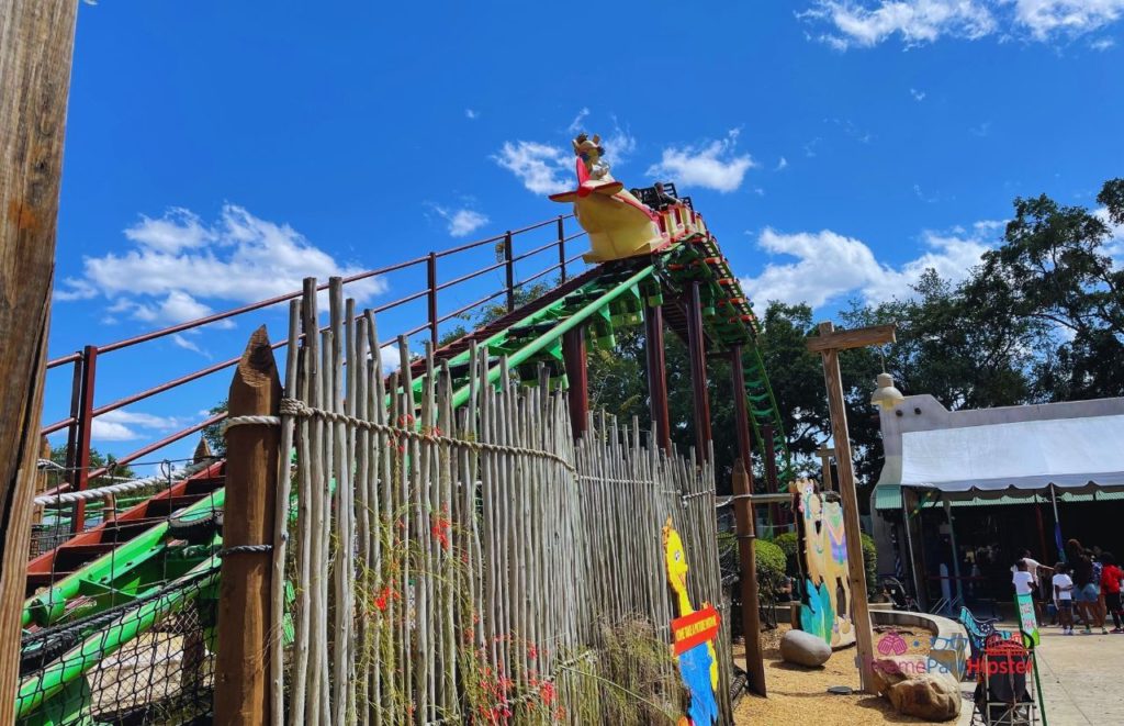 Busch Gardens Tampa Bay Grover Roller Coaster in Sesame Street Land. Keep reading to learn more about the Busch Gardens Florida Resident discounts and perks.