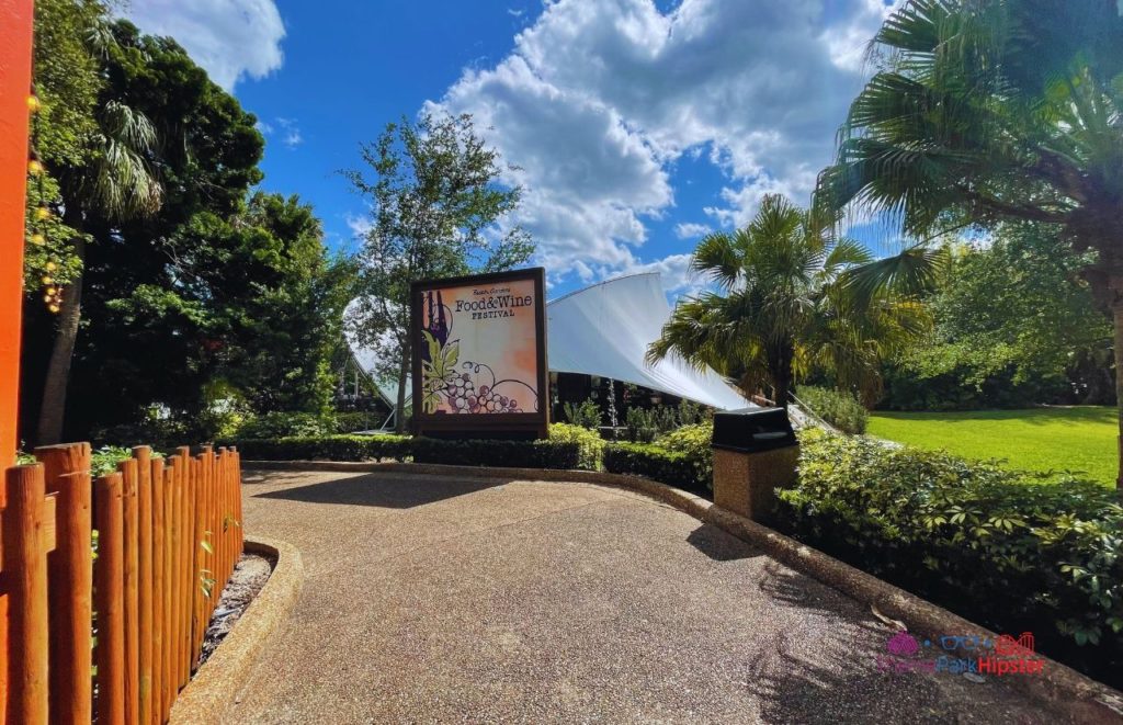 Busch Gardens Tampa Bay walkway to Food and Wine Festival