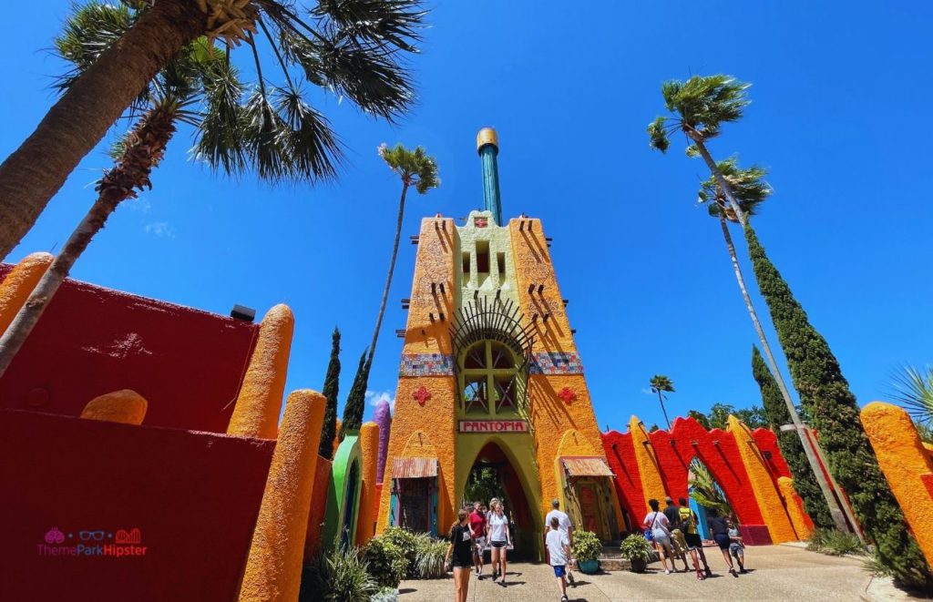 Busch Gardens Tampa Pantopia entrance 2 with falcon's fury