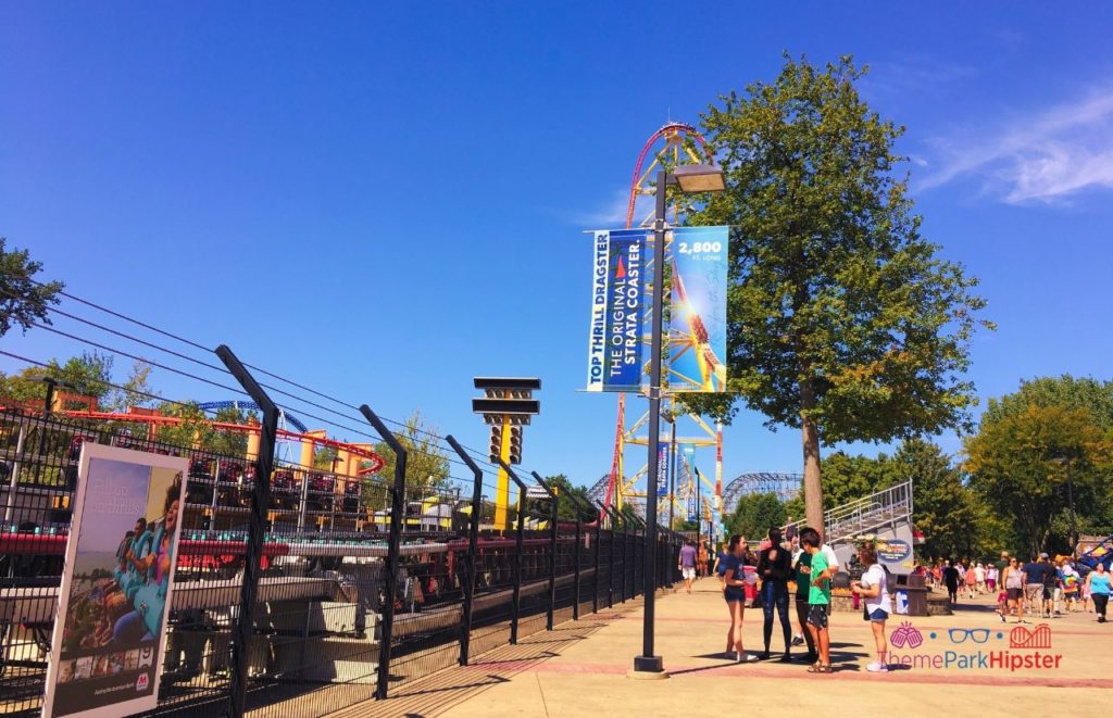 Cedar Point Top Thrill Dragster Launch 2024