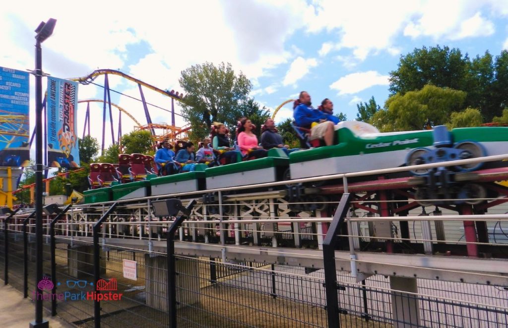 Cedar Point Top Thrill Dragster Roller Coaster Launching