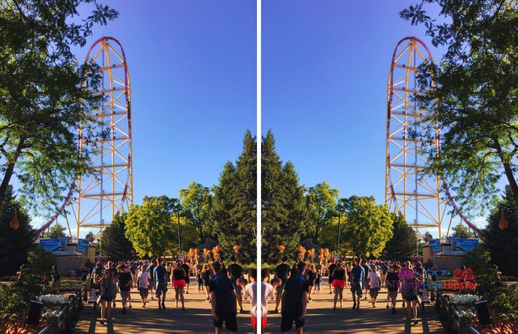 Cedar Point Top Thrill Dragster walking area