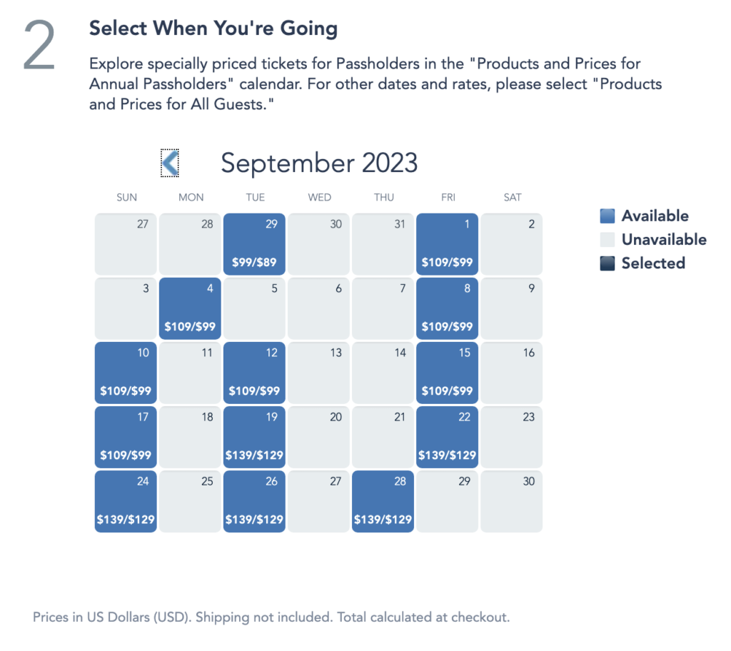 2023 Mickey's Not So Scary Halloween Party Prices and Tickets.