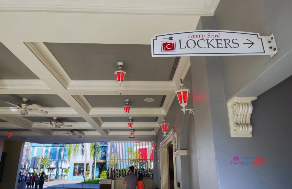 Universal Orlando Resort Family Sized Lockers at Universal Studios Florida. Keep reading to get the best Universal Studios Orlando tips for beginners and first timers.