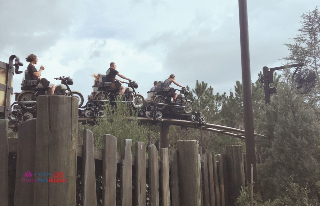 Universal Orlando Resort Hagrids Magical Creatures Motorbike Adventure at Islands of Adventure. One of the best rides at Universal Orlando Resort.